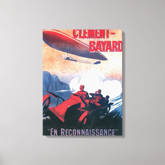 Adjudant Vincenot WWI Werbeplakat Leinwanddruck (Vorderseite)