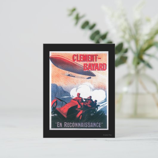 Adjudant Vincenot WWI Werbeplakat Postkarte (Stehend Vorderseite)