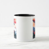 Adjudant Vincenot WWI Werbeplakat Tasse (Zentrum)