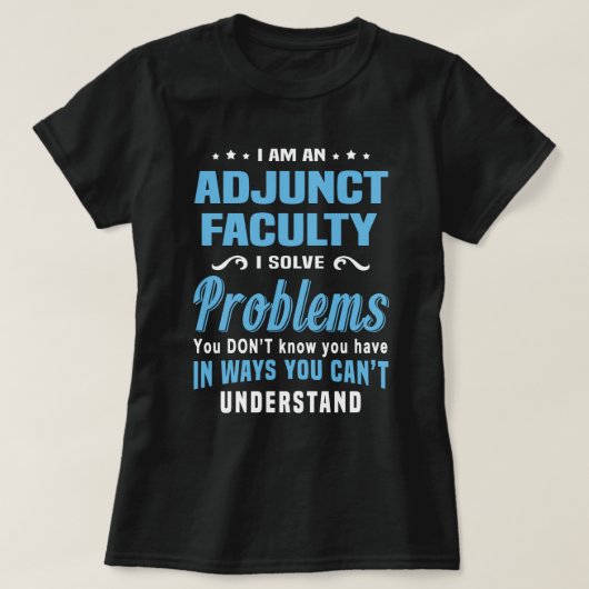 Adjunct Faculty T-Shirt (Design vorne)