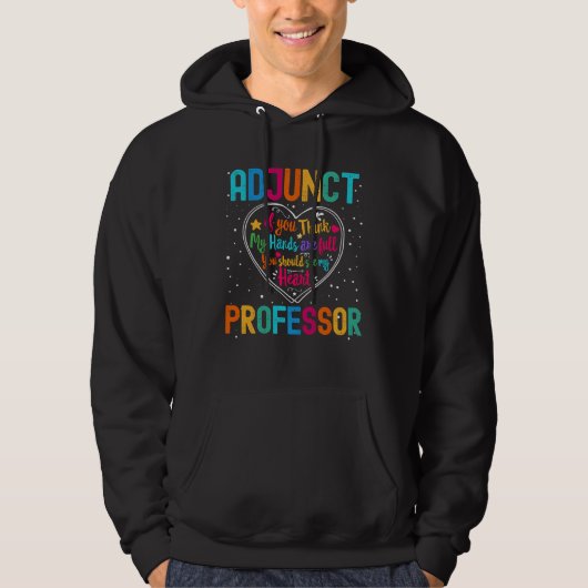Adjunct Professor Appreciation Week Back to School Hoodie (Vorderseite)
