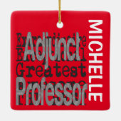 Adjuncto Professor Extraordinaire CUSTOM Keramikornament (Rückseite)