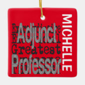 Adjuncto Professor Extraordinaire CUSTOM Keramikornament (Vorderseite)