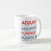Adjuntas, Puerto Rico Kaffeetasse (VorderseiteRechts)