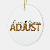 Adjust, Chiropractic Christmas Gift, Live-Liebe, Keramik Ornament (Links)