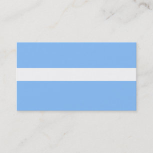 ADJUSTABLE Baby Blue & White Business Card Visitenkarte