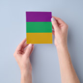 ADJUSTABLE Mardi Gras Green & Lila Flyer (Gruppe)