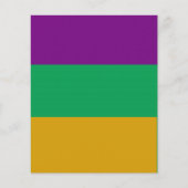 ADJUSTABLE Mardi Gras Green & Lila Flyer (Vorne)