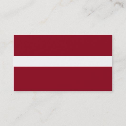 ADJUSTABLE Maroon & White Business Card Visitenkarte (Vorderseite)