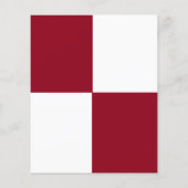 ADJUSTABLE Maroon & White Flyer (Hinten)