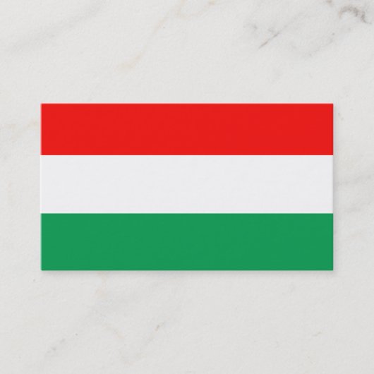 ADJUSTABLE rote, weiße und grüne Visitenkarte (Vorderseite)