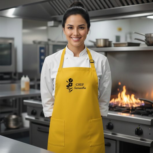 Adjustable women's apron - Gift for mom apron Lange Schürze