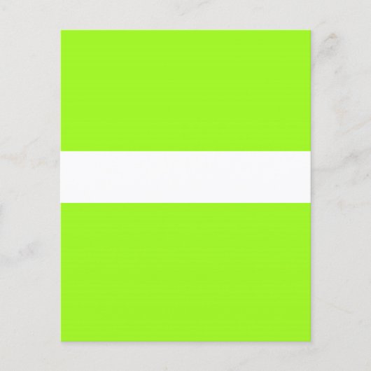 ADJUSTABLE Zeichentrickfilm Neon & White Flyer (Vorne)