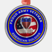 Adjutant der Proud-Armee General Veteran Ornament Aus Metall (Vorne)