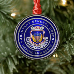 Adjutant General Corps AG Ornament Aus Metall