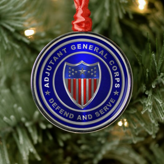 Adjutant General Corps Ornament Aus Metall (Baum)