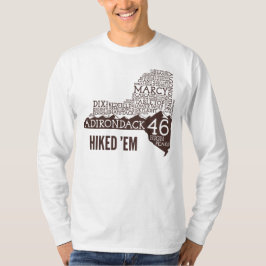 ADK46 Hiked Long Sleeve T - Shirt (Braunes Logo)