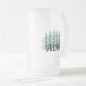 ADK Adirondack Kiefern Mattglas Bierglas (VorderseiteRechts)