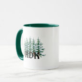 ADK Adirondack Kiefern Tasse (Vorderseite Links)