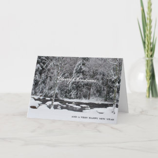 ADKs frohe Weihnachten,…, das die Berge nennen Feiertagskarte