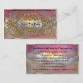 Adlamchelle Vivian elegantes berufliches Visitenkarte (Vorne/Hinten)