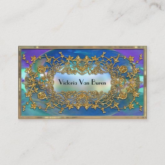 Adlamchelle Wacholderbusch-elegantes berufliches Visitenkarte (Vorderseite)