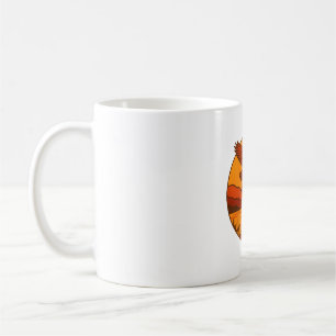 Adle at Sunset - Retro Wilderness Kunst für die Na Kaffeetasse