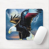 Adler 22, NIE FÜR GET DIE KOSTEN UNSERER FREIHEIT Mousepad (Mit Mouse)