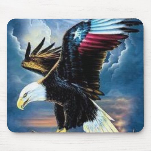 Adler 22, NIE FÜR GET DIE KOSTEN UNSERER FREIHEIT Mousepad (Vorne)