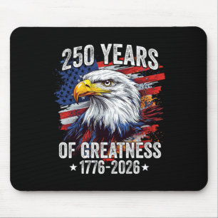 Adler 250 Jahre Amerikanisch 1776 2026 250. USA G Mousepad