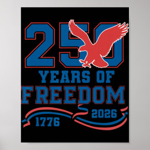 Adler 250 Jahre Freiheit Amerikanisch 1776 2026 25 Poster