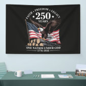 Adler 250. Jubiläum USA Banner (Messe)