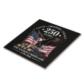 Adler 250. Jubiläum USA Fliese (Seite)