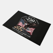 Adler 250. Jubiläum USA Fußmatte (Schrägansicht)