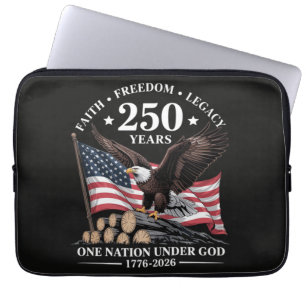 Adler 250. Jubiläum USA Laptopschutzhülle