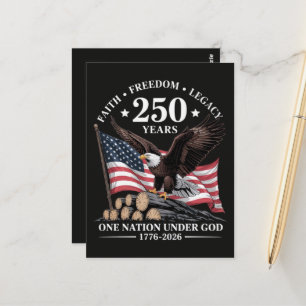 Adler 250. Jubiläum USA Postkarte