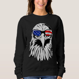 Adler 4. Juli Merica Men American Flag S Sweatshirt