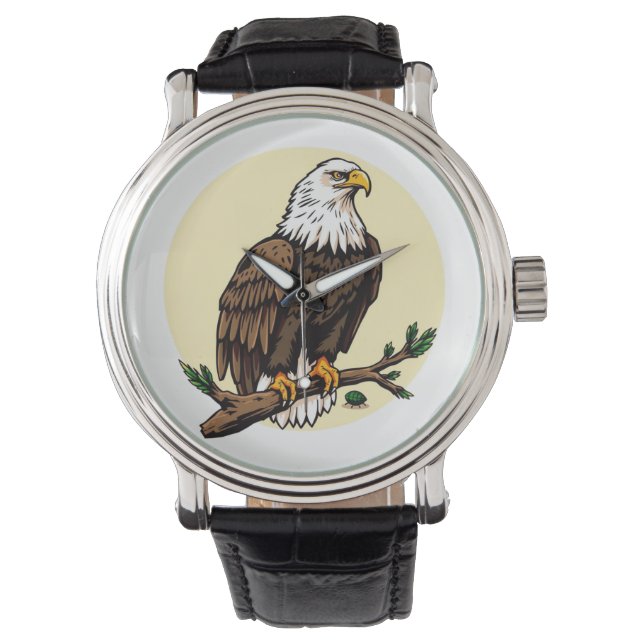 Adler Armbanduhr (Vorderseite)