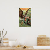 Adler attackiert die Türkei Poster (Küche)