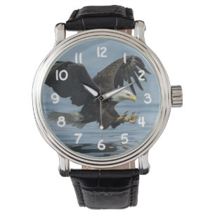 Adler auf Ansatz Armbanduhr