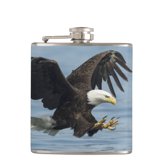 Adler auf Ansatz Flachmann (Vorderseite)