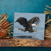 Adler auf Ansatz Fotoplatte (Seite)