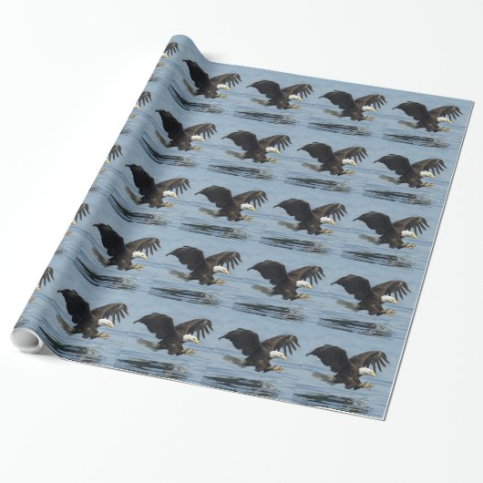 Adler auf Ansatz Geschenkpapier (Ungerollt)