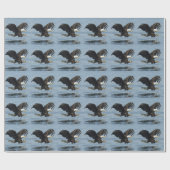 Adler auf Ansatz Geschenkpapier (Flach)