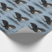 Adler auf Ansatz Geschenkpapier (Ecke)