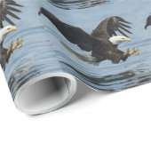 Adler auf Ansatz Geschenkpapier (Rolleneckpunkt)