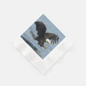 Adler auf Ansatz Serviette (Ecke)