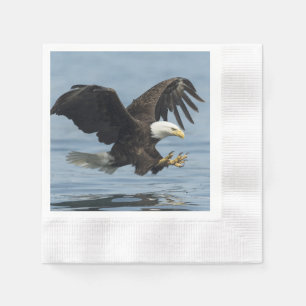 Adler auf Ansatz Serviette