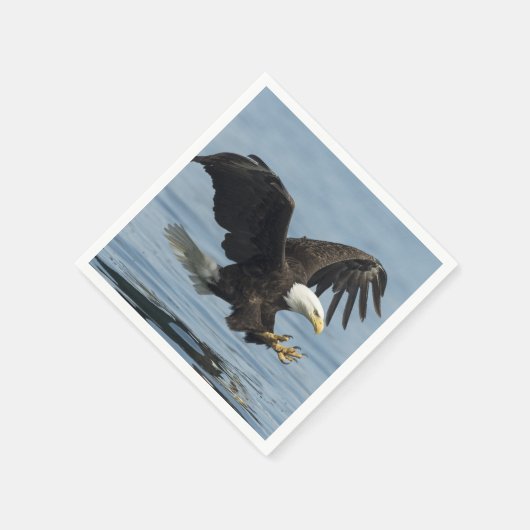 Adler auf Ansatz Serviette (Ecke)