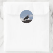 Adler auf Aufklebern Runder Aufkleber (Tasche)